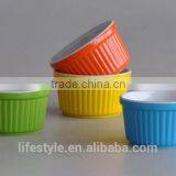 Ceramic Ramekin Bowl,Stoneware With Solid Color thumbnail-2