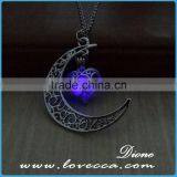 Glowing Necklace New Style Moon Start Pendant Necklace,luminous Necklace thumbnail-5