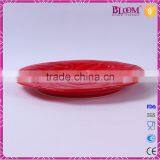 Ceramic Red Wedding Decoration Dry Fruit Plate thumbnail-3