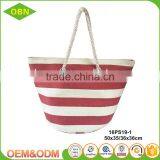 Wholesale Cheap Canvas Tote Beach Bag for Women thumbnail-3