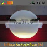 Newest Design Plastic Ice Table Cooler Rechargeable Led Ice Bucket thumbnail-3