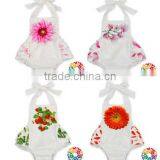 Summer Clothes Baby Girl's Floral Print Ruffles Romper thumbnail-1