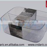 Fridge Plastic Storage Box With 4 Grids/fridge Plastic Organizer thumbnail-1