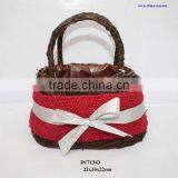 Wicker Christmas Tree Basket thumbnail-1