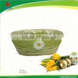 Decorative Straw Basket for Easter Decoration