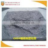 G684 Stone Black Star Mushroom Face for Wall Decoration