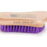 High Quality Beech Wooden Washing Brush Foot Shape Banister Brush/Housework Shoe Brush thumbnail-2