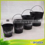 Home Decoration Black and Sliver Bag Shape Flower Pot for Balcony thumbnail-3