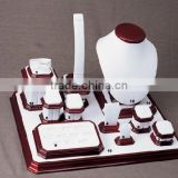 Morden luxury jewellery shop counter showcase for wooden jewelry display set