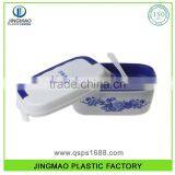 Plastic Bento Lunch Box With Compartment With Spoon