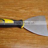 Paint Scraper With Rubber Handle, Mirror Polished Blade thumbnail-1
