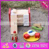 2016 New Design Miniature Children Wooden Toy Kitchen Sale W06B019 thumbnail-6