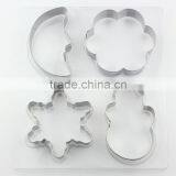 Christmas Set Gingerbread Man Cookie Cutter Stainless Steel Commercial Beard Cookie Cutter thumbnail-3