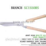 Whole Forged Stainless Steel High Quality Oak Wooden Handel Garden Scissors thumbnail-2