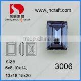 Imitation SW Light Sapphire Crystal Rectangle Stone for Jewelry Garment Parts thumbnail-1