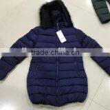 Hot Selling Winter Women Padded Jacket With Fur Hoody Stock thumbnail-1