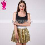 Latest Skirt and Blouse Sexy Pictures of Mature Women With Short Sequined Tutu Skirt thumbnail-1