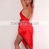 Runwaylover 104 Sexy Deep V-Neck Ladies Halter Casual Dress thumbnail-4