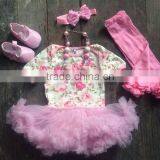 Baby Tutu Dress Romper Suits for Toddler Girl Clothes, Wholesale Kids Romper Set Baby Wear, Baby Bodysuits Cotton Bodysuit thumbnail-4