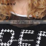 Latest High Fashion Summer Free Pattern Printed Ladies Black Foreign t Shirts, Ladies Cotton t Shirts, Overseas t Shirts thumbnail-5