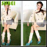 South Korea Loose Heap Heap Stockings,below-knee Shin Guards,Air Conditioning Room Knee Socks thumbnail-6