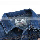 New Style Washing Long Sleeve Boys Kids Denim Jacket thumbnail-3