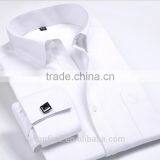 Good Quality Fashionable 100% Cotton French Double Cuff Men's Busniess Shirt thumbnail-5