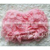 Baby Girls Light Pink Lace Petti Panties Bloomers Underwear thumbnail-1