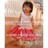 Hot Pink Polka Dots With Light Pink Ruffles Pettiskirt WS56 thumbnail-1