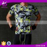 Guangzhou Shandao Custom Made in China Camo Gym Hot Cheap 90% Cotton 10% Spandex Men Compression Sportswear thumbnail-1