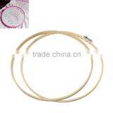 Cross Stitch Supplies Circle Round Natural Bamboo Embroidery Hoops Wood Wholesale thumbnail-4