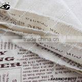 News Paper Printing Canvas Fabric Cotton/Linen Fabric Zakka Household Textile Cloth thumbnail-3