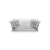 Clear Crystal Pyrex Glass Containers With Lids 250ml , No Residue thumbnail-1