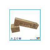 Flat Packed Brown Kraft Paper Packaging Boxes With Black Printing Logos , No Lamination