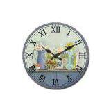 MDF Clock/MDF Wall Clock/MDF Clock With Printed Paper thumbnail-3