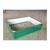 600x600cm Zinc / Colorbone Steel Raised Garden Beds / Garden Boxes For Flowers