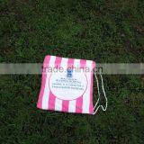 Cotton Flannel With Brush Reactive Printing Customized Logo 3 in 1 Blanket Into Tote With Carry Bag Beach Blanket thumbnail-2