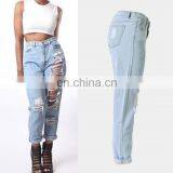 A Forever Fairness Loose Straight Holes Pants Nine New Fashion Jeans Pants,Latest Design Jeans Pants thumbnail-2