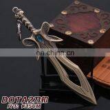 Dota 2 Butterfly Sword Key Chain Wholesale New Anime Game Dota 2 Key Chain