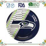 Ningbo PartyKing Christmas Party Holiday Disposable Dinnerware Tableware Color Printed Paper Plate With PE Coated Pack Made in China thumbnail-2