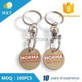 Factory Supply Cheap Metal Custom Token Keychain