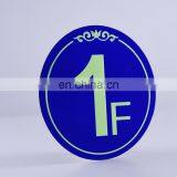 Professional OEM Factory Custom Made Classical Style Cricle Shape Painted Aluminum Luminous Metal Sign thumbnail-1