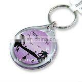 Promotional Clear Plastic Keychain