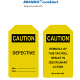 Safety Lockout Tagout PVC Padlock Label Safety Tag and Sign thumbnail-3