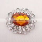 2013 Fashion Metal Rhinestone Button Invitation Card Button