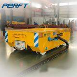 75 ton cable drum motorized Industrial Rail Transfer Trolley  for factory material transport