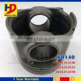 Piston 6211-31-2130 6212-31-2151 6212-31-2170 For 6D140 Diesel Engine Piston thumbnail-2
