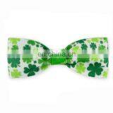 Stylish St Patrick's Day Green Baby Girls Hair Accessories Ribbon New Years Hair Bows Princess Hair Bow thumbnail-6