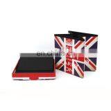 RTS Factory Wholesale Modern Living Room Furniture Printing PVC Leather The Union Jack Storage Ottoman thumbnail-4
