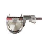 Stainless Steel Sliding Door Handle Bathroom Glass Flush Round Door Knob thumbnail-3